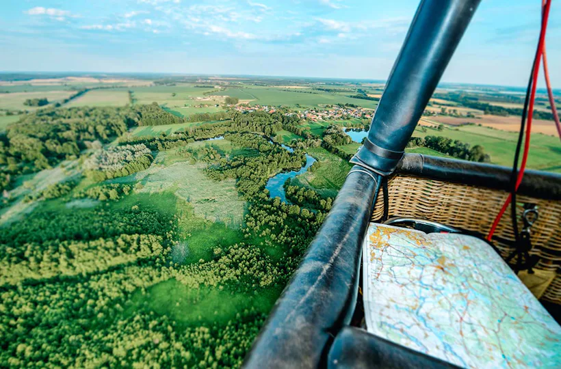 Alpen-Panorama Ballonfahrt Sindelsdorf