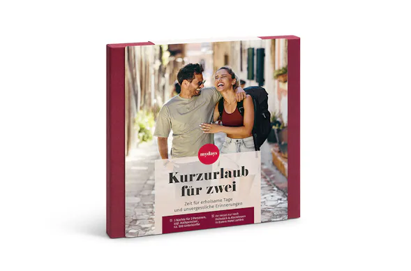 Geschenkbox Kurzurlaub für Zwei
